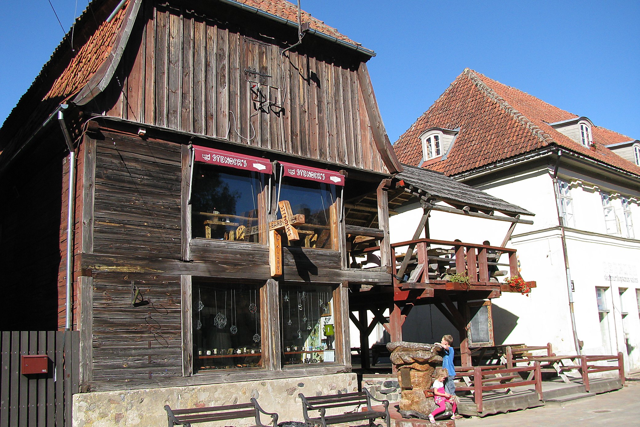 Stender’s, in an old barn. It looks exactly like the sort of place that has been there a while.