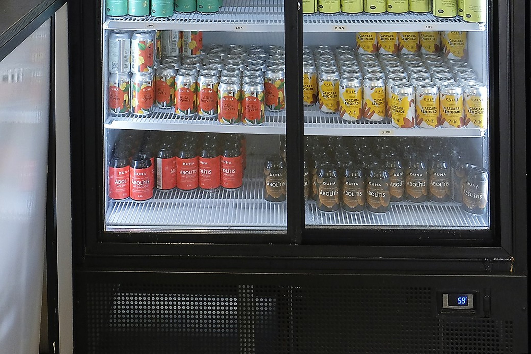 DUNA makes the lemonades as well as the beer, and sells both by the case.